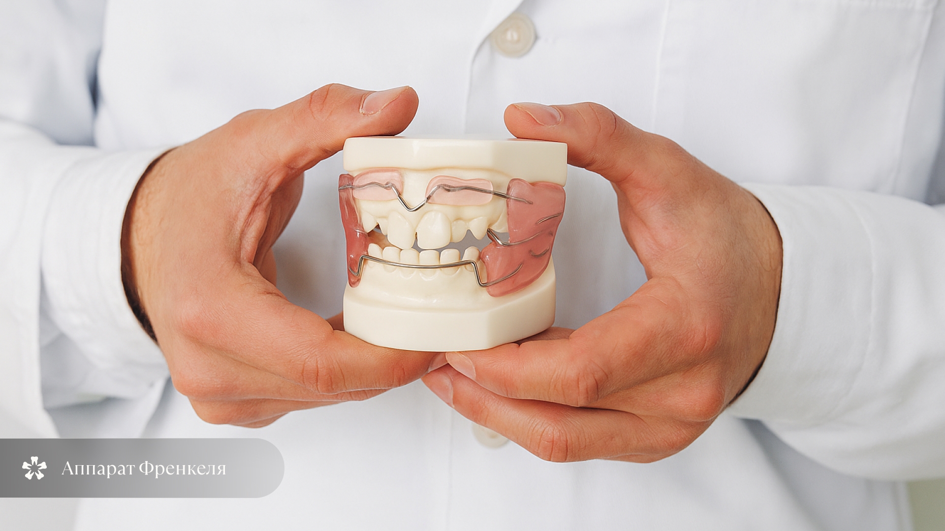 аппарат Френкеля для исправления открытого прикуса, функциональный ортодонтический аппарат