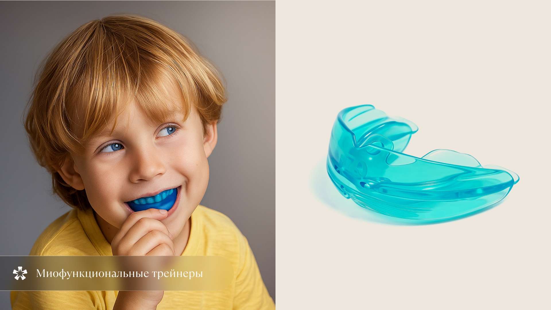 миофункциональные трейнеры для исправления открытого прикуса, силиконовые ортодонтические аппараты
